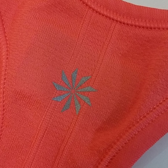 Athleta Fastest Track Orange Tank Top XS NWOT - Picture 2 of 4